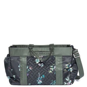 Lug Romper 2 Tote (Bouquet Black/Olive Green) NWOT